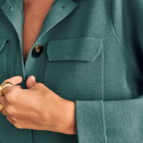 Sezane Betty Cardigan Sage - Size M - Picture 4 of 4